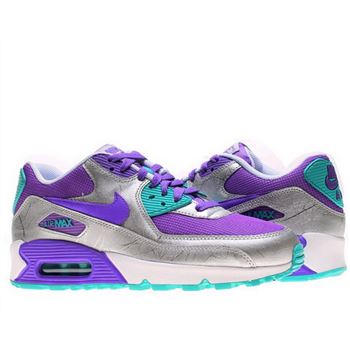 Nike Air Max 90 Womens Shoe Silver New Purple Special Online Shop